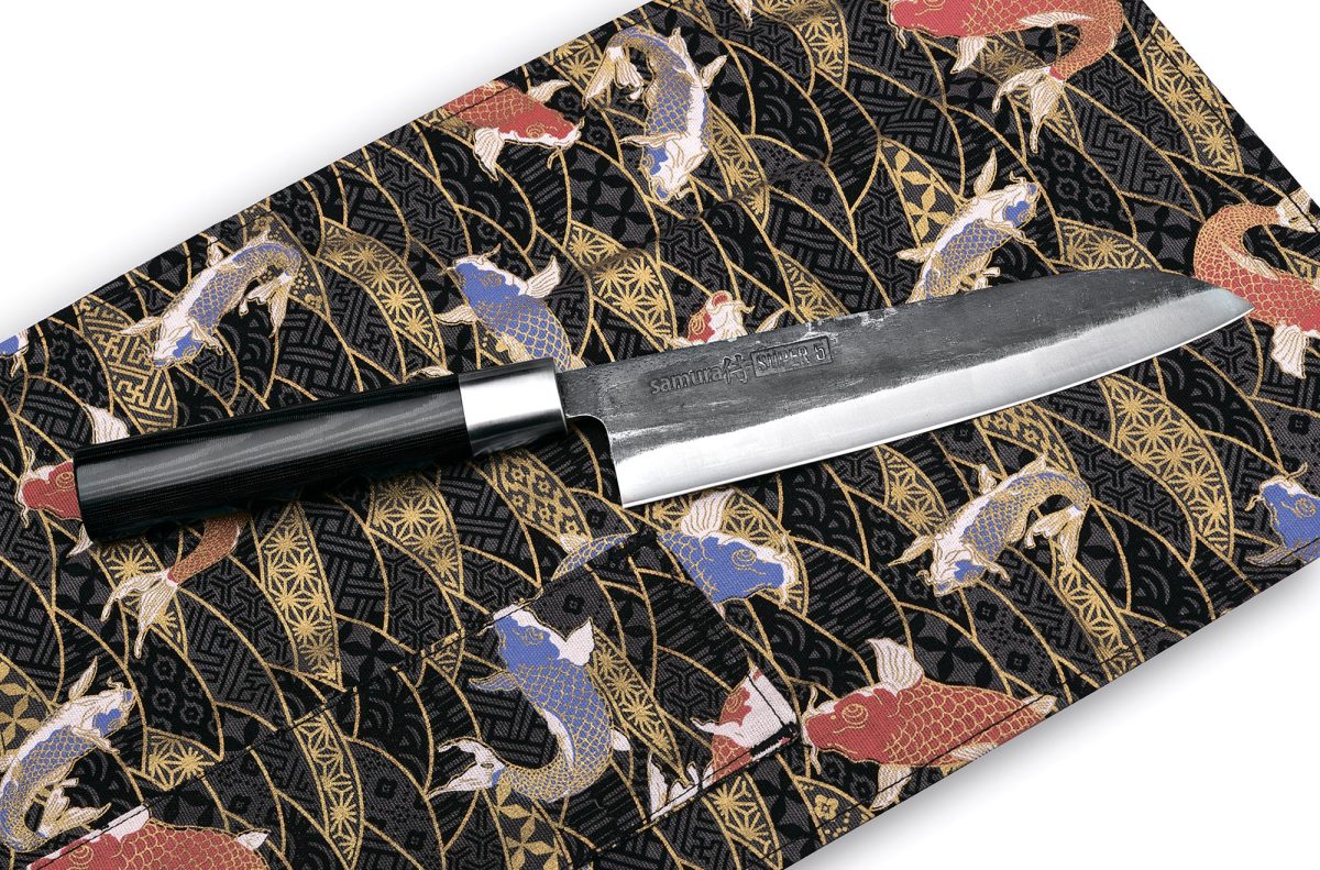 Samura SUPER 5 Santoku Knife - 182mm - Kitchenly