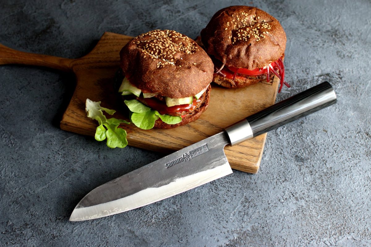Samura SUPER 5 Santoku Knife - 182mm - Kitchenly