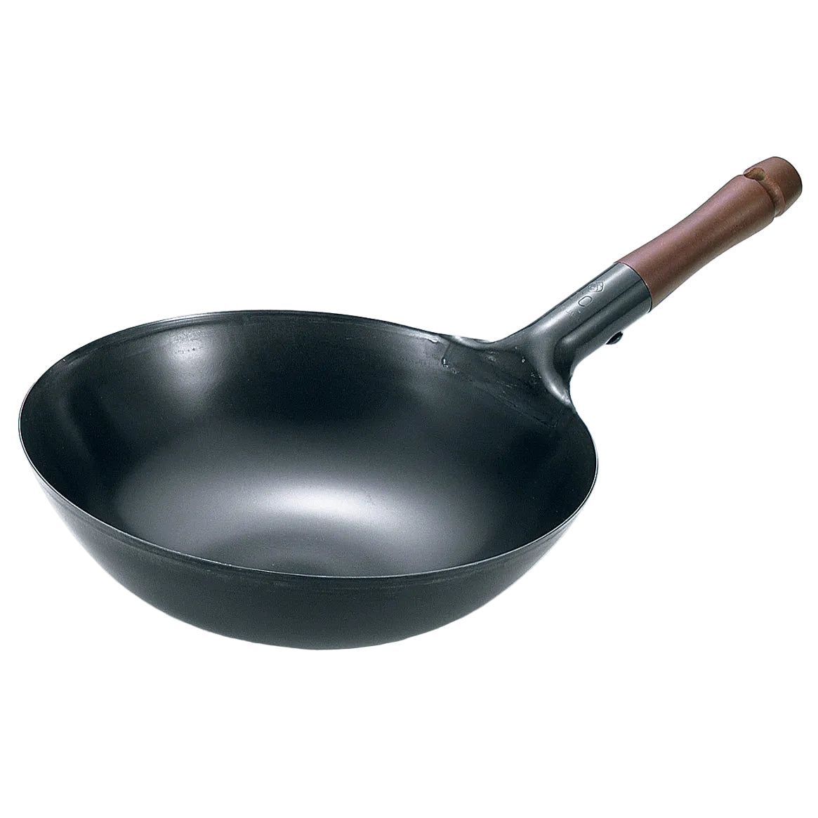 Summit Beijing Iron Wok with Wooden Handle - 33cm
