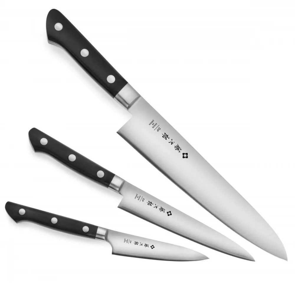 Tojiro DP 3-Layer Series Gift Set 3pc (TF-800, TF-802 & TF-808) - Kitchenly