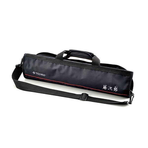 Tojiro Soft Knife Bag 8pc Empty 510x150x30mm Max Blade 300mm - Kitchenly