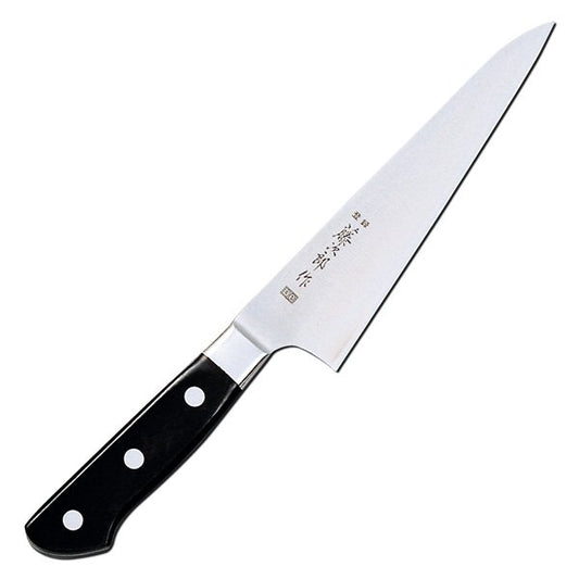 Tojiro DP 3-Layer Series Boning Knife Single Edge Blade Right Hand 15cm - Kitchenly