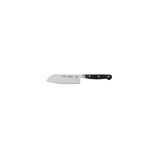 Tramontina Century Cooks Knife - Curved Blade, Forged Handle, 130mm, Black