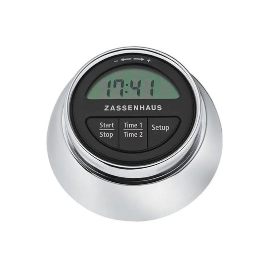 Zassenhaus SpeedDigital Kitchen Timer with Magnet Chrome 3x √ò 7cm - Kitchenly