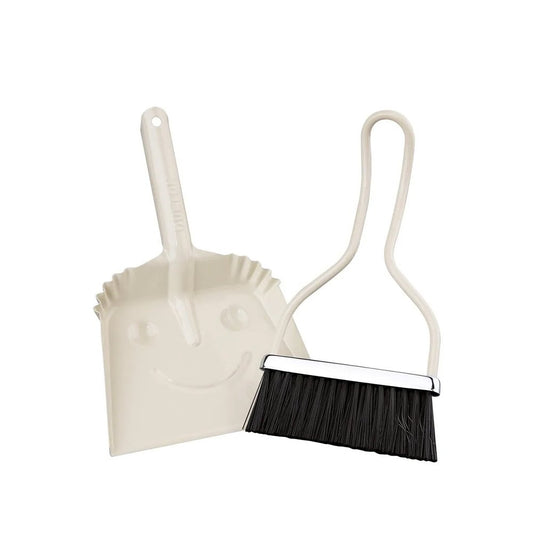 Zassenhaus SmileyMini Dustpan Set Off-White 21x14cm - Kitchenly