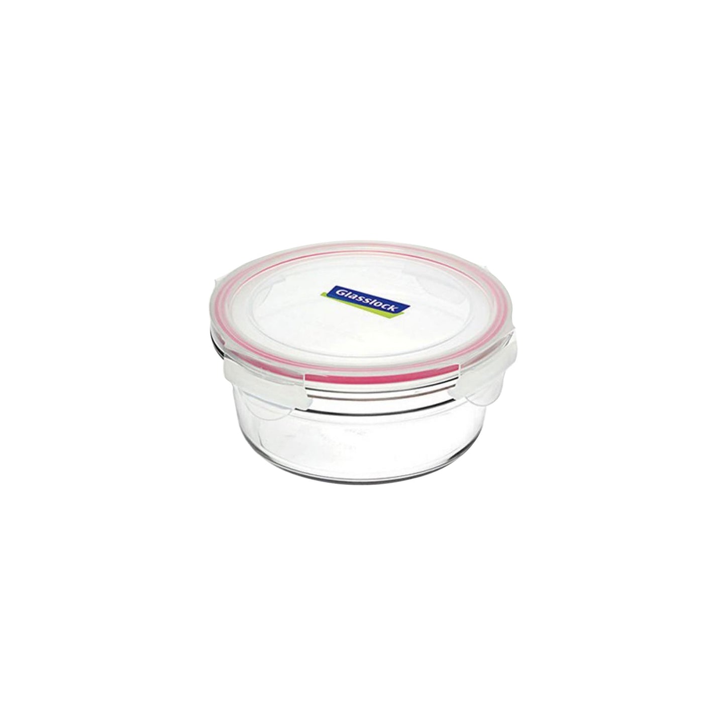 28054*2 Glasslock Oven Safe Tempered Glass 2pc 850ml Round Container