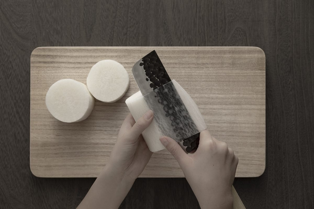 Tojiro DP Hammered 3-Layers Nakiri Chopper - 165mm - Kitchenly