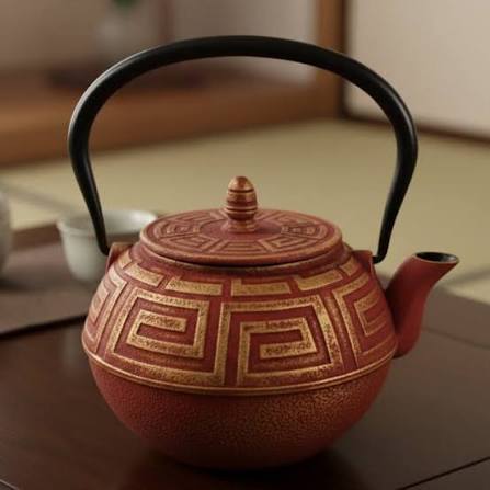 Avanti Majestic Cast Iron Teapot, 1.2 Litres - Black