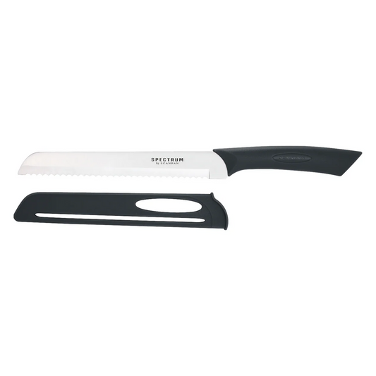 Spectrum Bread Knife 20cm Black