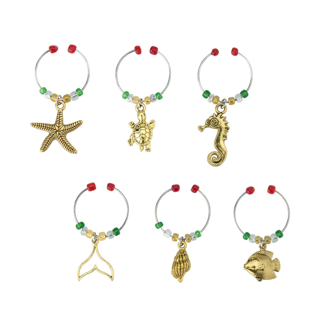 Wine Charms - Sea Life