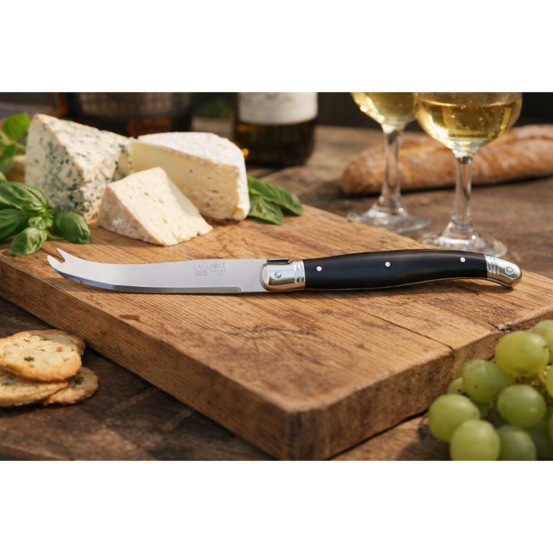 André Verdier Laguiole Debutant Black Large Cheese Knife - 1 Piece