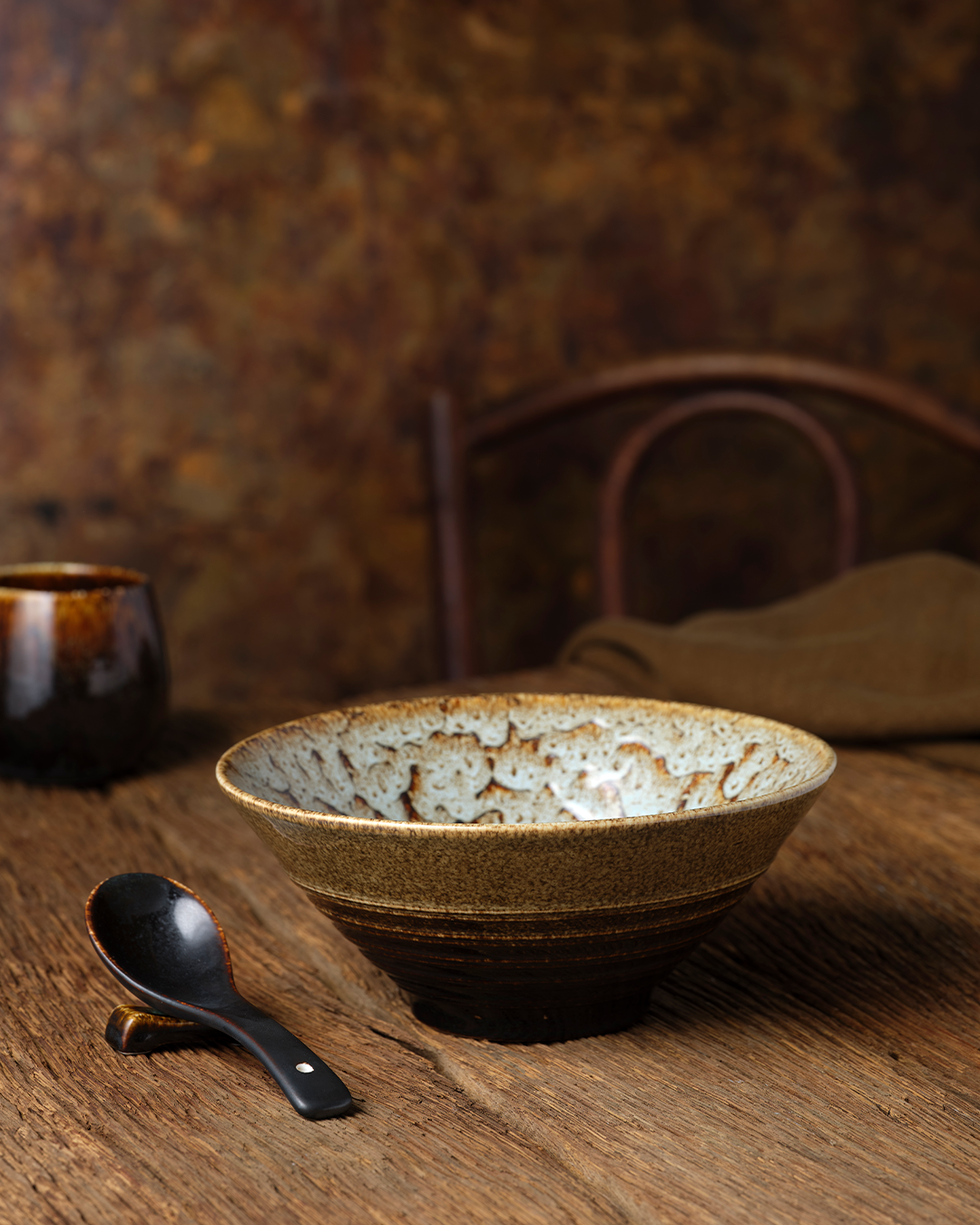 Tablekraft Fusion Large Serving Spoon - 220mm, Patina, Box of 6