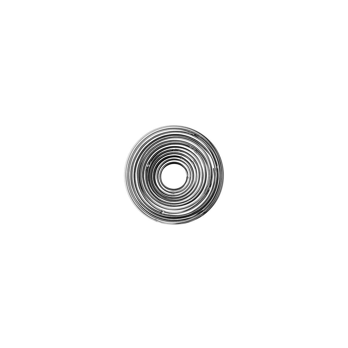 Chef Inox Cutter Set Plain Round Tin 11pc 25-95mm - Kitchenly