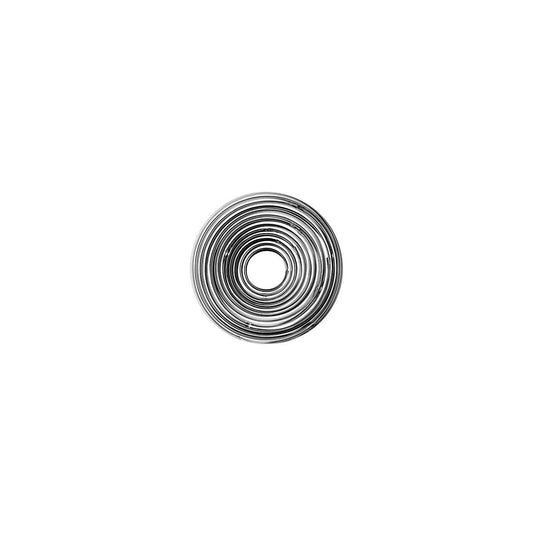 Chef Inox Cutter Set Plain Round Tin 11pc 25-95mm - Kitchenly