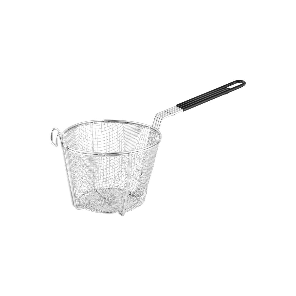 Chef Inox Fry Basket Round 250x460mm - Kitchenly