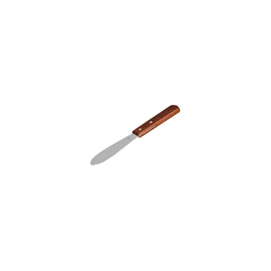 Chef Inox Butter Spreader Wood Handle 165mm - Kitchenly