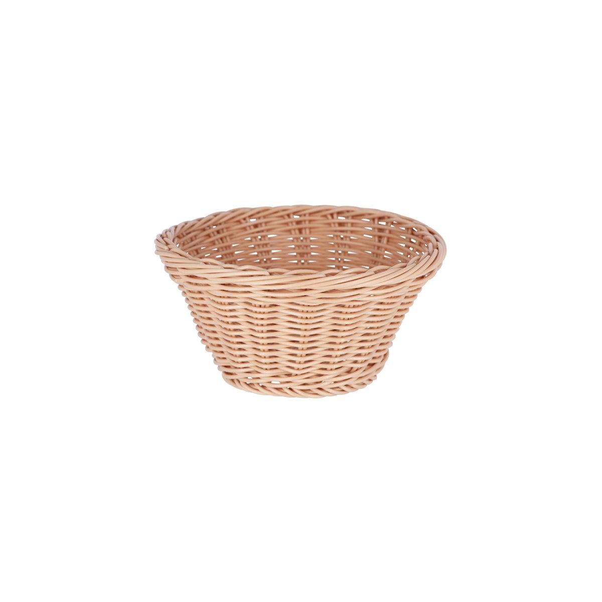 Chef Inox Round Bread Basket Polypropylene 185x100mm - Kitchenly