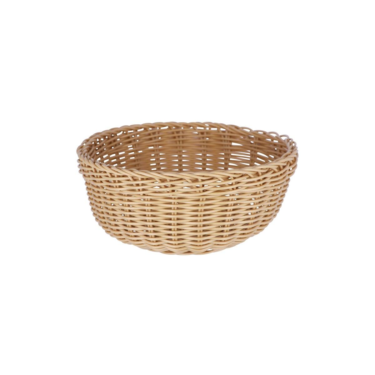 Chef Inox Round Bread Basket Polypropylene 240x100mm - Kitchenly