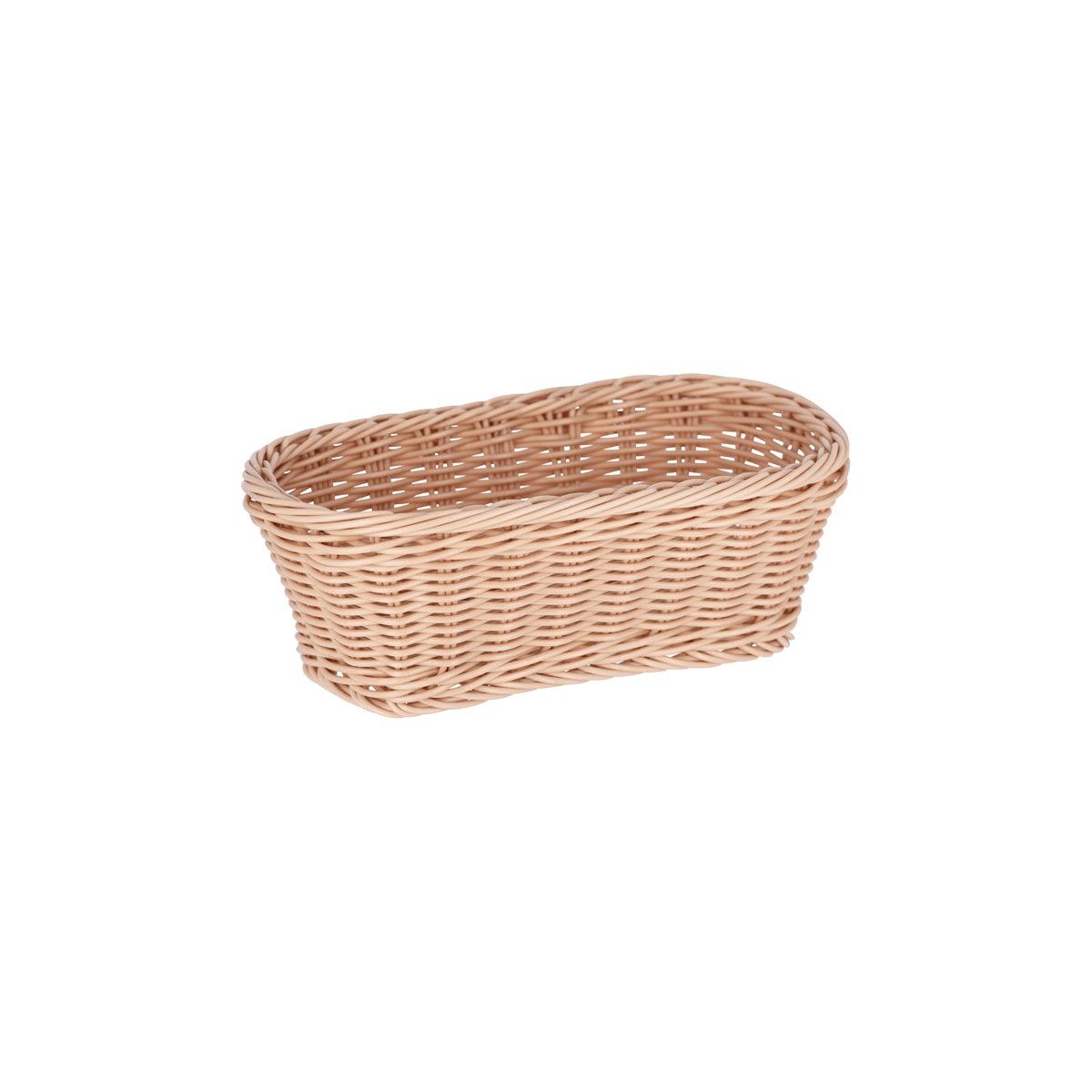 Chef Inox Rectangular Bread Basket Polypropylene 220x130x85mm - Kitchenly