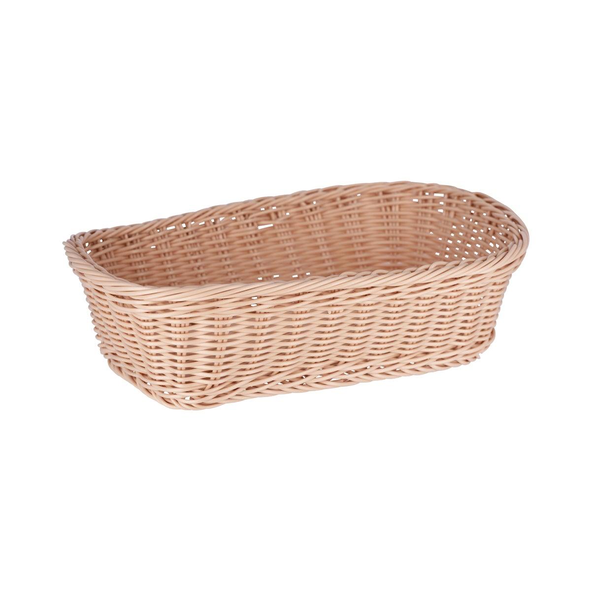 Chef Inox Rectangular Bread Basket Polypropylene 310x210x90mm - Kitchenly