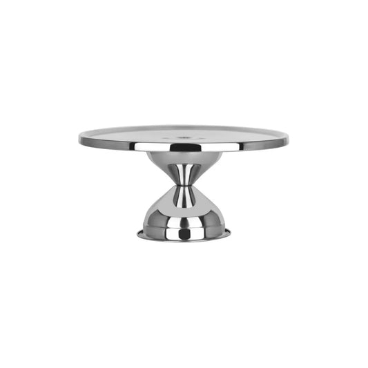 Chef Inox Cake Stand Stainless Steel 300x150mm - Kitchenly