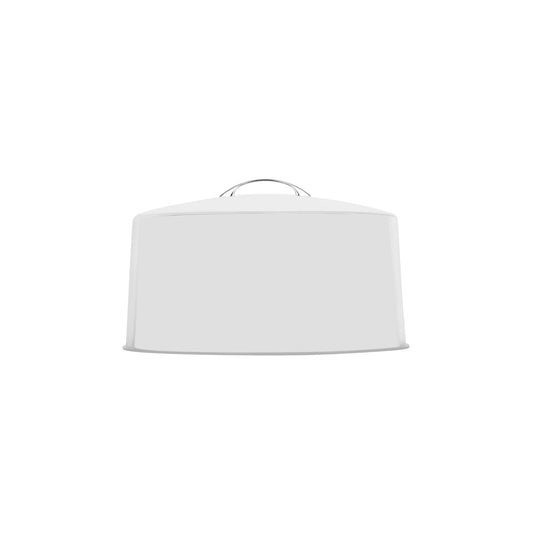 Chef Inox Cake Cover Clear with Chrome Handle 300x185mm