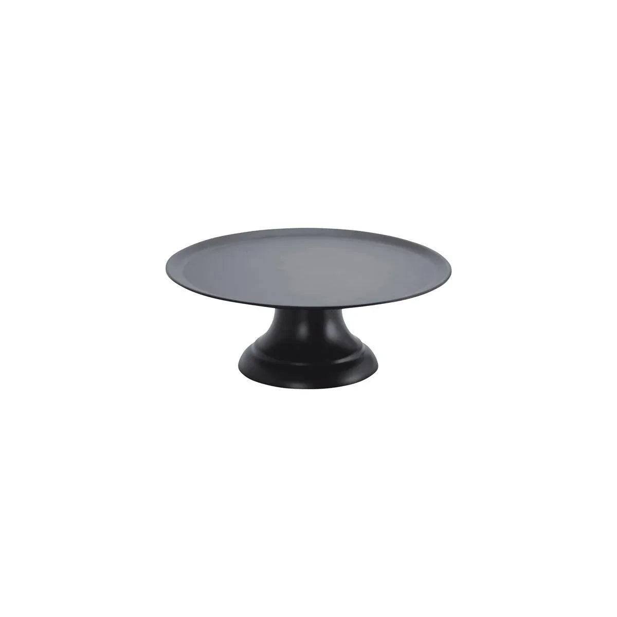 Chef Inox Cake Stand Black Polycarbonate 239x107mm - Kitchenly