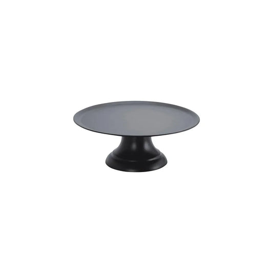 Chef Inox Cake Stand Black Polycarbonate 239x107mm - Kitchenly