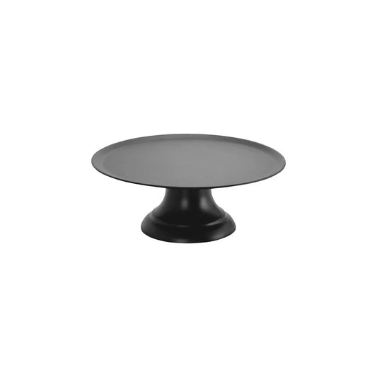 Chef Inox Cake Stand Black Polycarbonate 297x110mm - Kitchenly