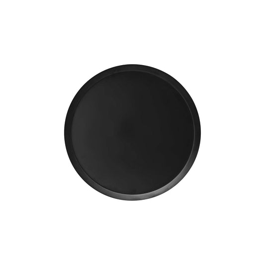 Chef Inox Cake Plate Black Polycarbonate 285x18mm