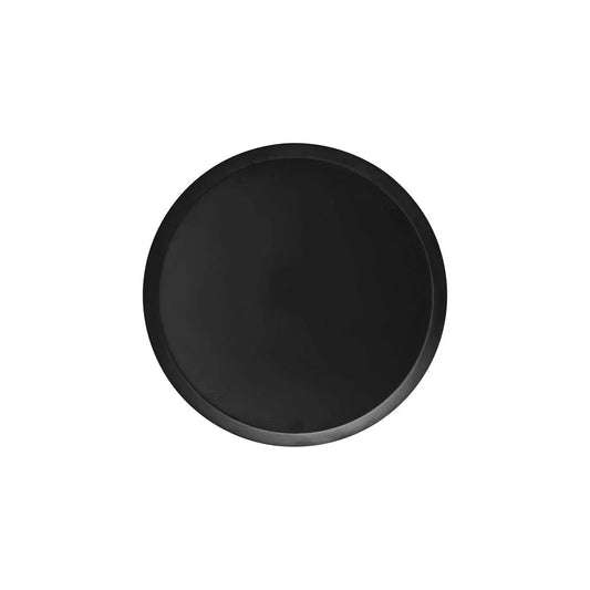 Chef Inox Cake Plate Black Polycarbonate 285x18mm - Kitchenly
