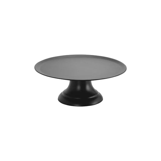 Chef Inox Cake Stand Black Polycarbonate 320x120mm - Kitchenly