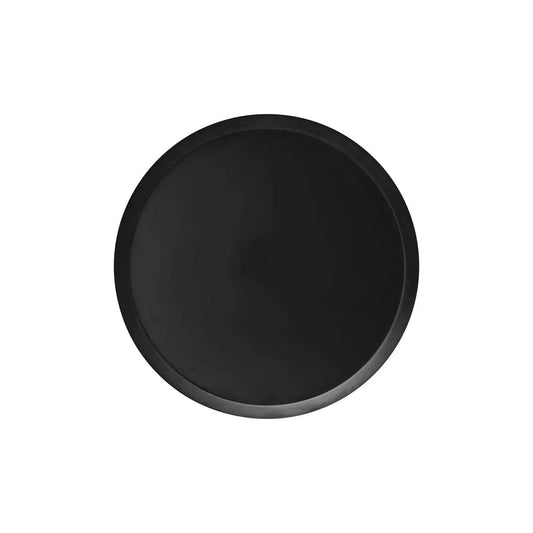 Chef Inox Cake Plate Black Polycarbonate 308x18mm - Kitchenly