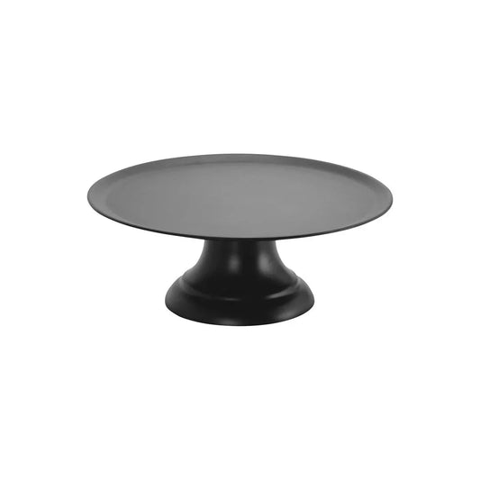Chef Inox Cake Stand Black Polycarbonate 357x130mm - Kitchenly
