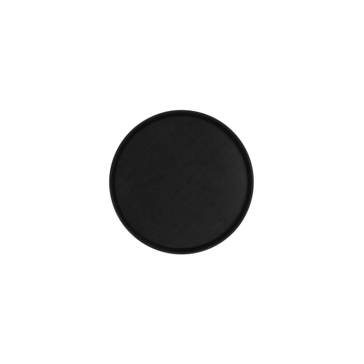 Chef Inox Non-Slip Round Tray Plastic 280mm - Kitchenly