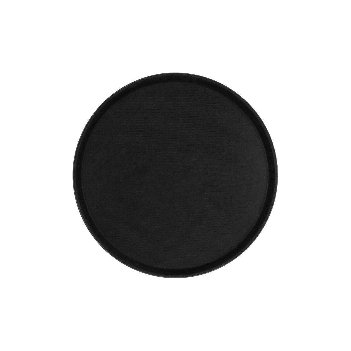 Chef Inox Non-Slip Round Tray Plastic 400mm - Kitchenly