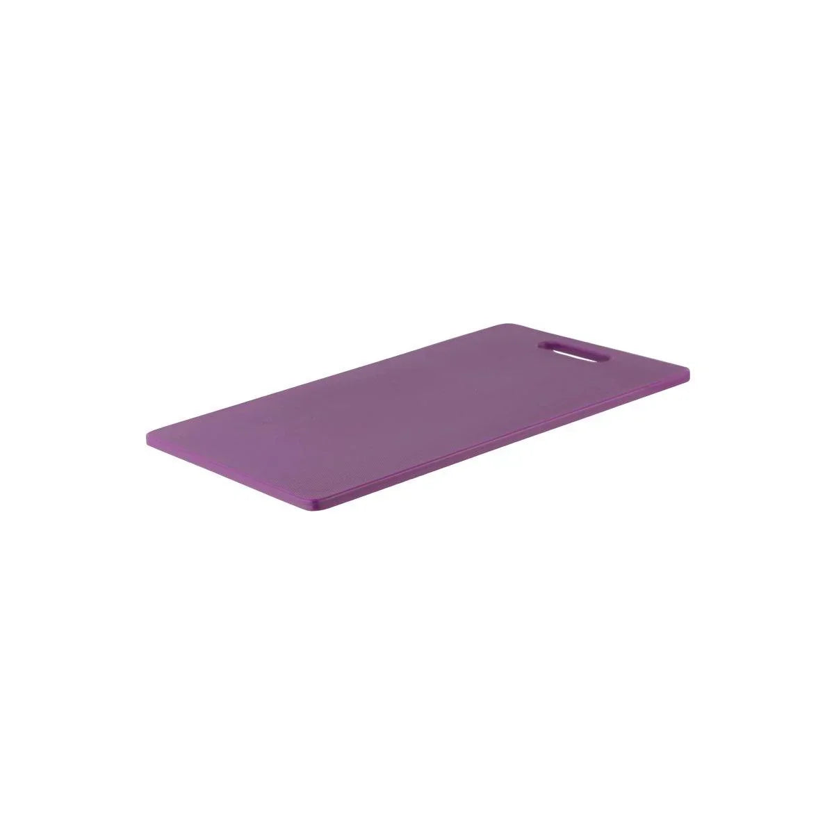 Chef Inox Cutting Board Polyethylene Purple with Handle 450x300x12mm - Kitchenly