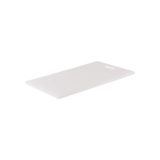 Chef Inox Cutting Board Polyethylene White with Handle 450x300x12mm