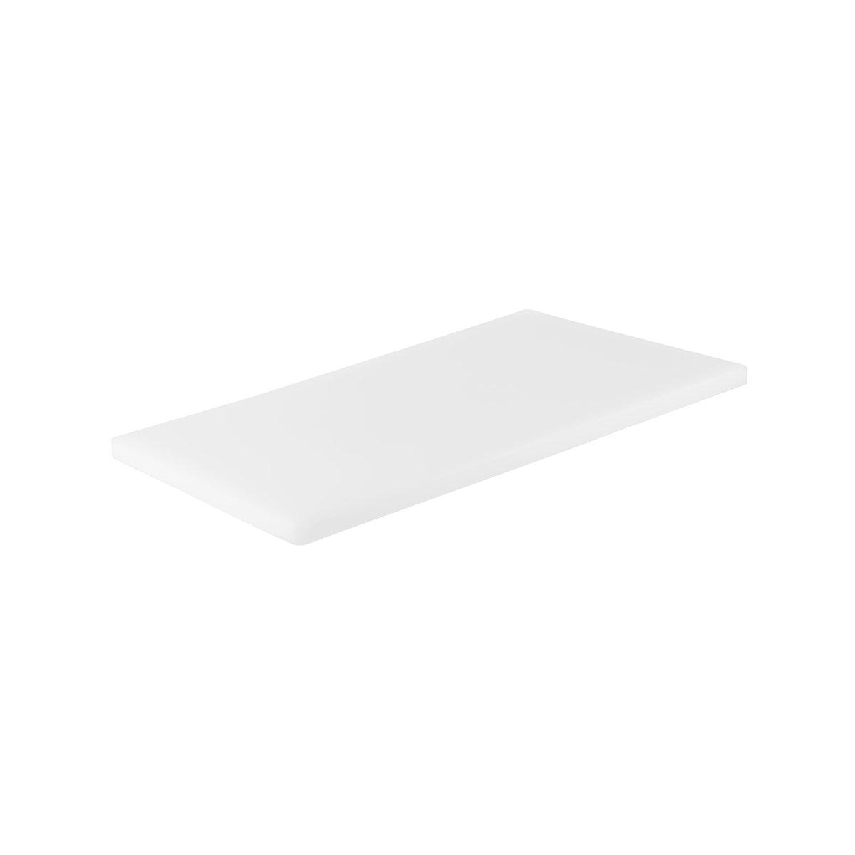 Chef Inox Cutting Board Polyethylene White 510x380x12mm - Kitchenly