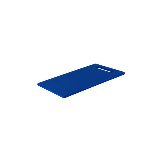 Chef Inox Cutting Board Polyethylene Blue with Handle 400x250x13mm - Kitchenly