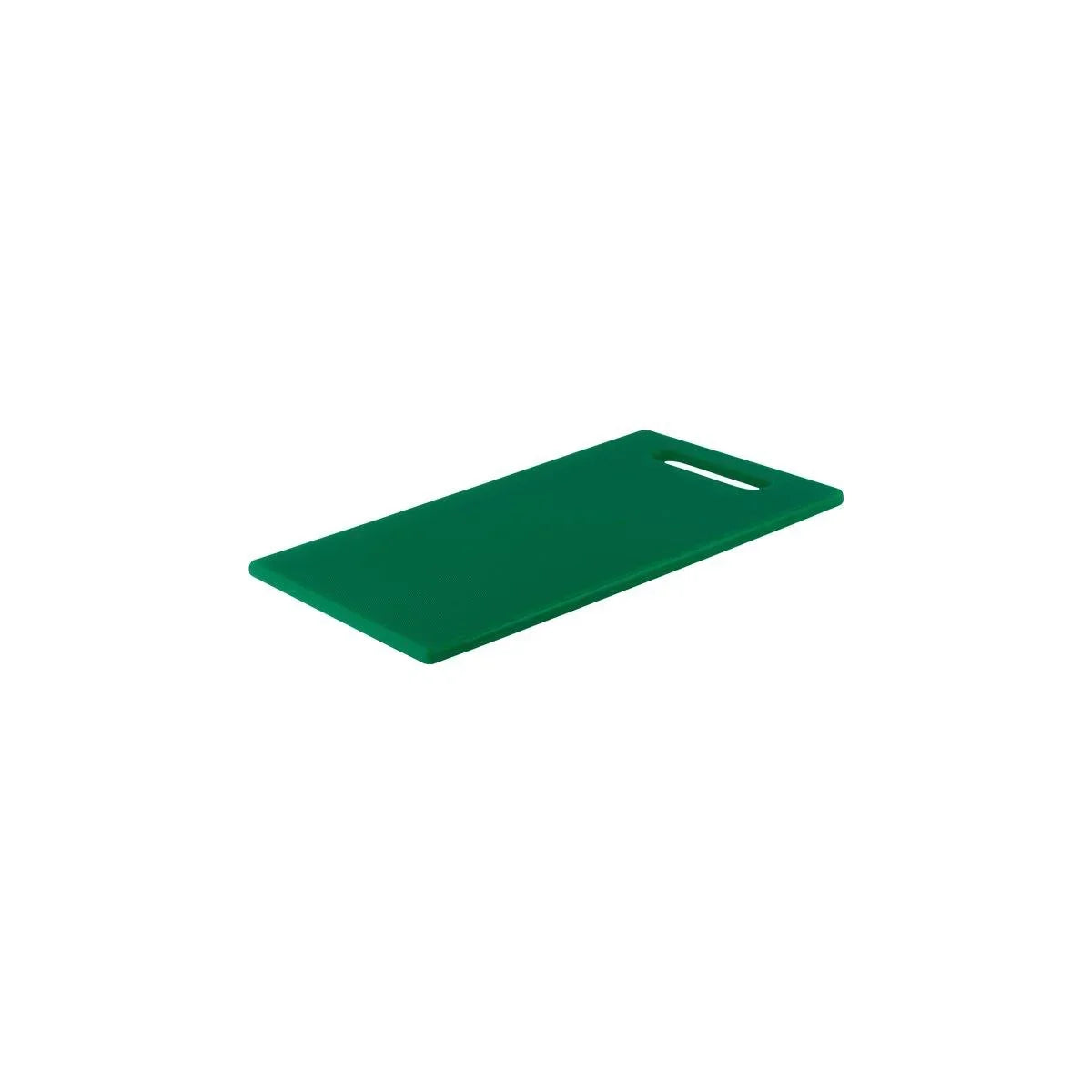 Chef Inox Cutting Board Polyethylene Green with Handle 400x250x13mm - Kitchenly