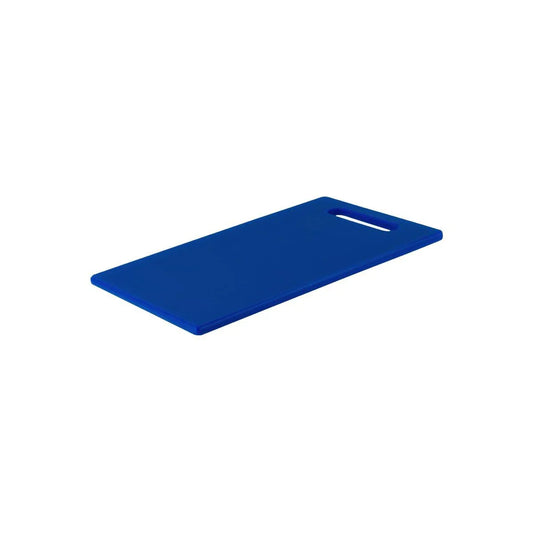 Chef Inox Cutting Board Polyethylene Blue with Handle 450x300x12mm - Kitchenly