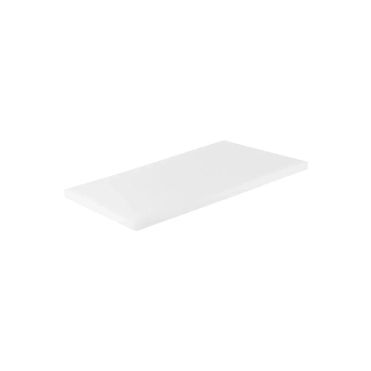 Chef Inox Cutting Board Polyethylene White 450x300x20mm - Kitchenly