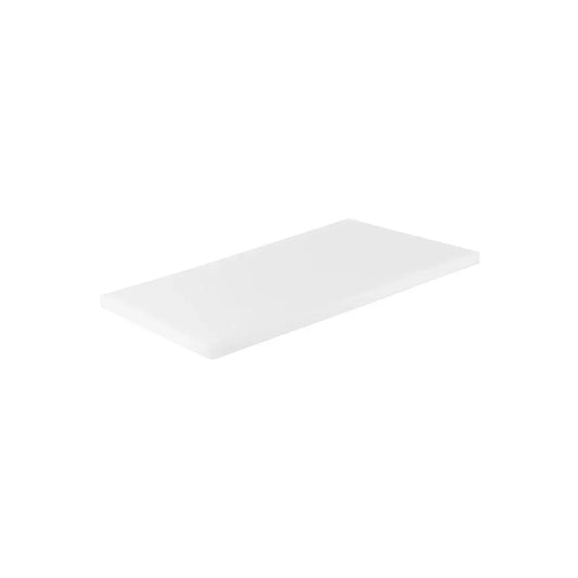Chef Inox Cutting Board Polyethylene White 450x300x20mm - Kitchenly