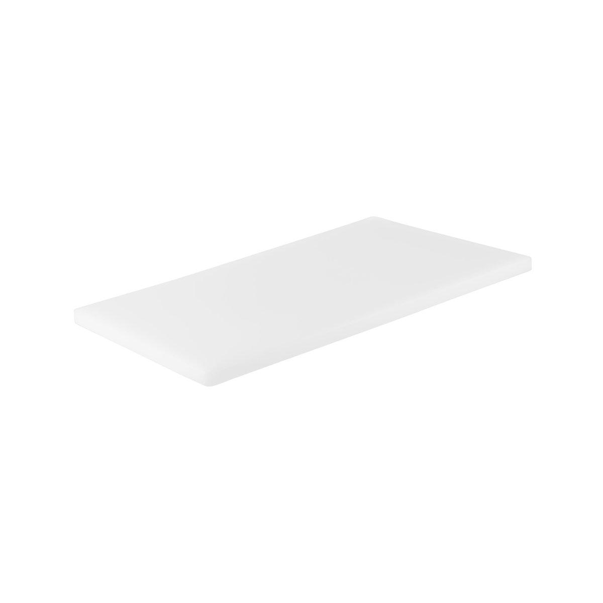 Chef Inox Cutting Board Polyethylene White Gastronorm 1/1 Size 530x325x20mm - Kitchenly