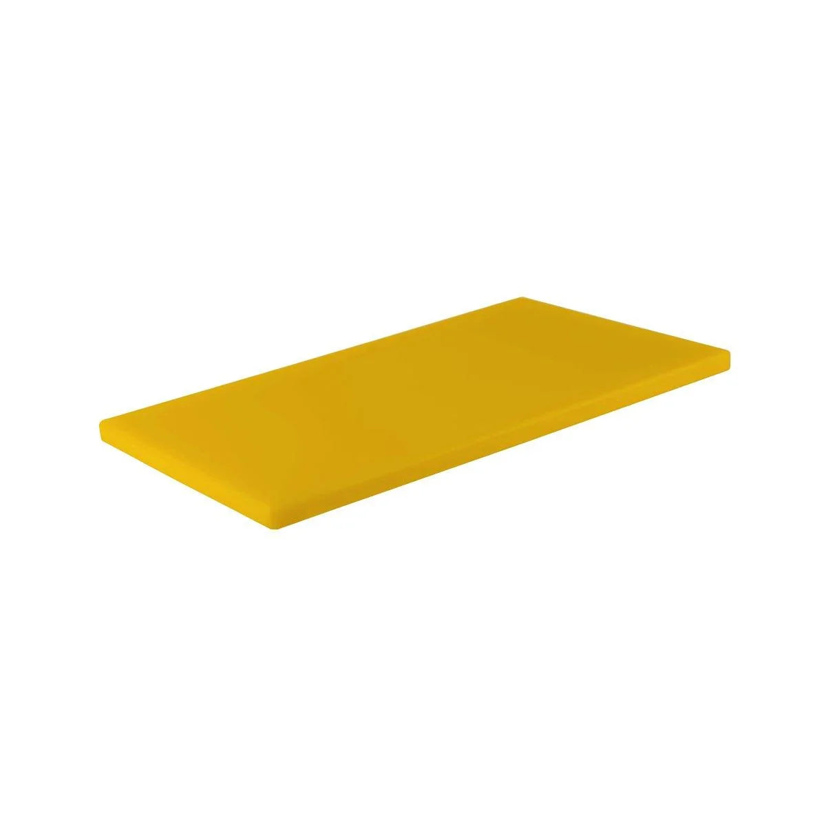 Chef Inox Cutting Board Polyethylene Yellow Gastronorm 1/1 Size 530x325x20mm - Kitchenly