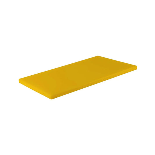 Chef Inox Cutting Board Polyethylene Yellow Gastronorm 1/1 Size 530x325x20mm - Kitchenly