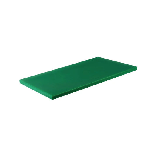 Chef Inox Cutting Board Polyethylene Green Gastronorm 1/1 Size 530x325x20mm - Kitchenly