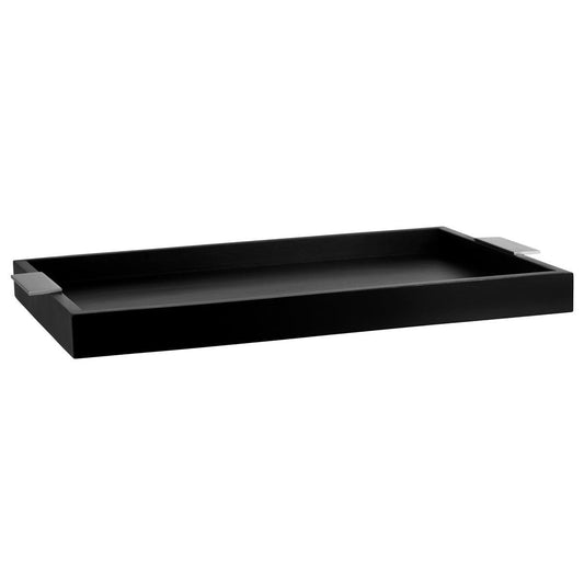 Chef Inox Room Service Tray Mangowood with Aluminium Handles 620x400x50mm - Kitchenly