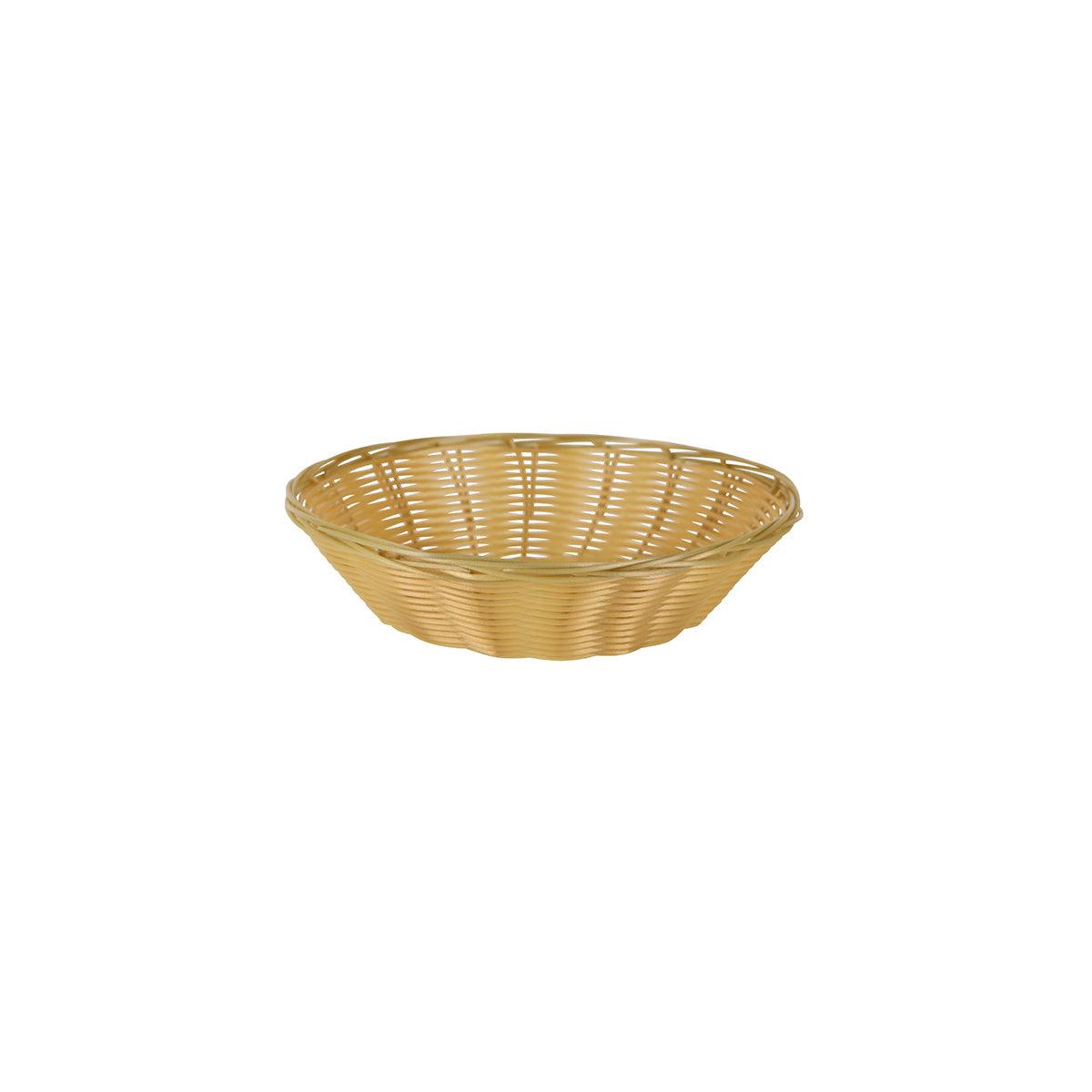 Chef Inox Round Bread Basket Polypropylene 230x67mm - Kitchenly